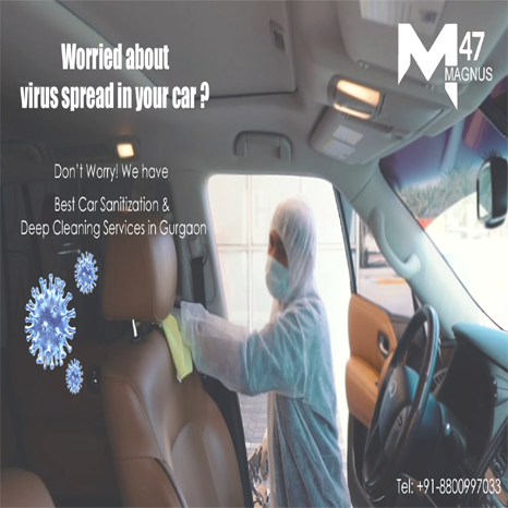 Car Sanitization Services In Gurgaon & Car Deep Cleaning in Gurgaon